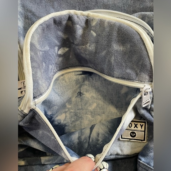 Roxy To The Beach Bijou Blue Tie Dye Backpack - Picture 8 of 12